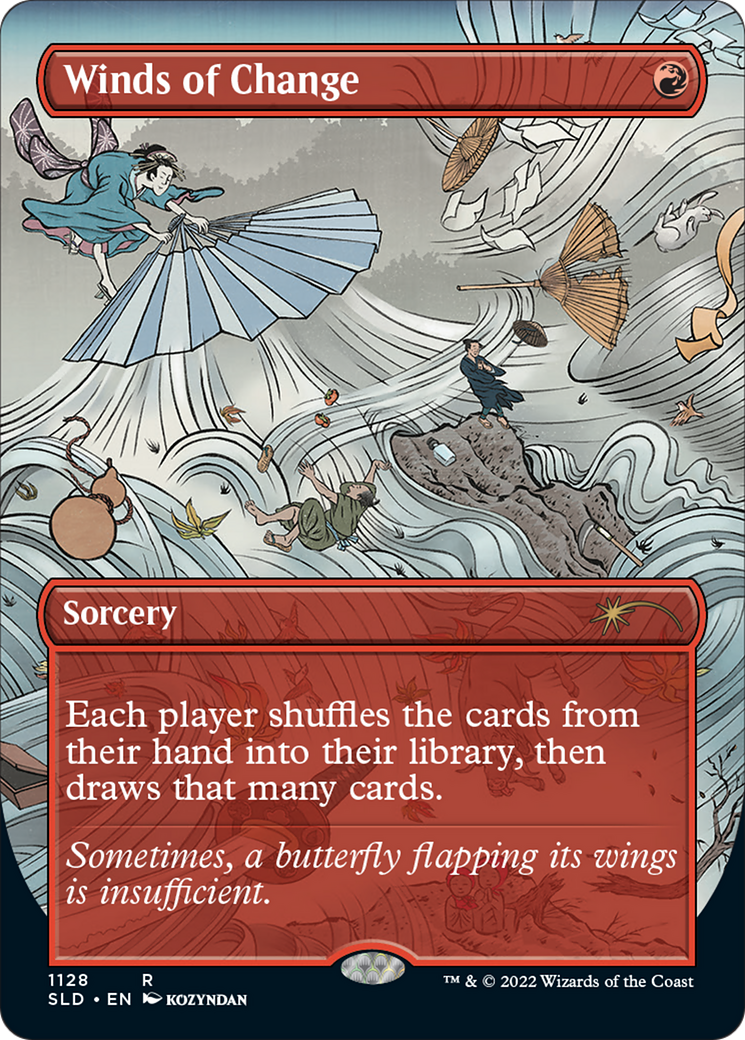 Winds of Change (Borderless) [Secret Lair Drop Series] | Cards and Coasters CA