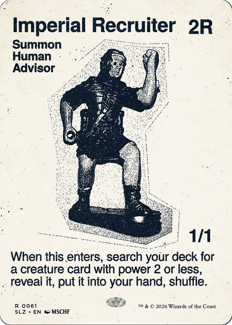 Imperial Recruiter (0061) [Secret Lair x MSCHF: The Zeta Set] | Cards and Coasters CA