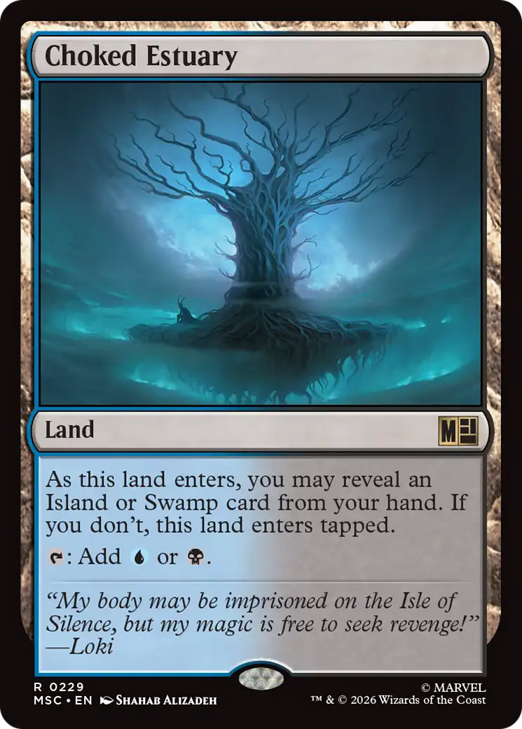Choked Estuary (Surge Foil) [Marvel Super Heroes Commander] | Cards and Coasters CA