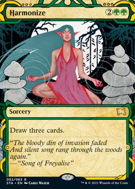 Harmonize (Foil Etched) [Strixhaven: Mystical Archive] | Cards and Coasters CA
