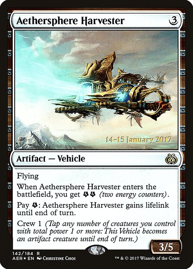 Aethersphere Harvester [Aether Revolt Prerelease Promos] | Cards and Coasters CA