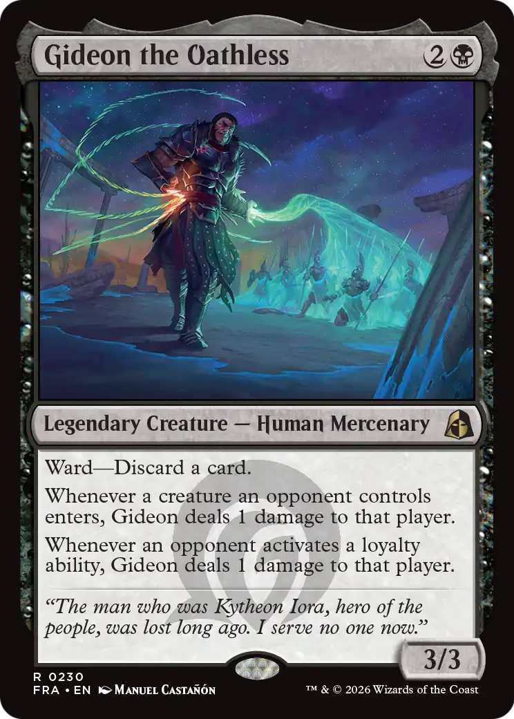 Gideon the Oathless [Reality Fracture] | Cards and Coasters CA