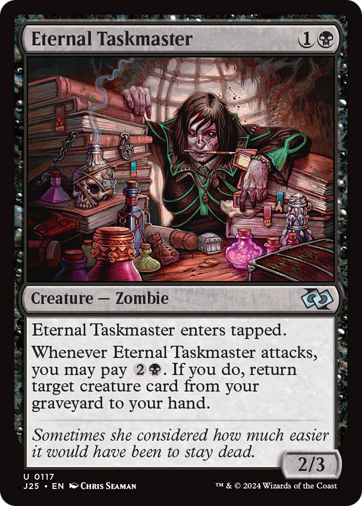 Eternal Taskmaster [Foundations Jumpstart] | Cards and Coasters CA