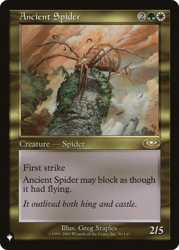 Ancient Spider [The List] | Cards and Coasters CA
