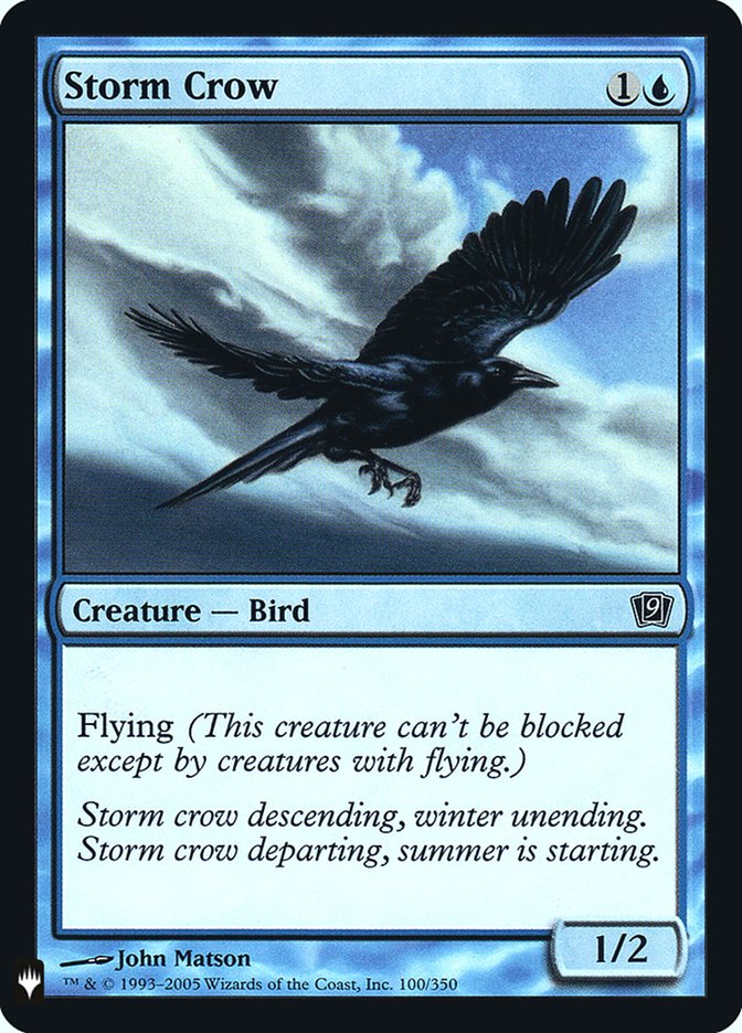 Storm Crow [Mystery Booster] | Cards and Coasters CA