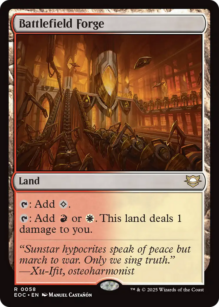 Battlefield Forge [Edge of Eternities Commander] | Cards and Coasters CA