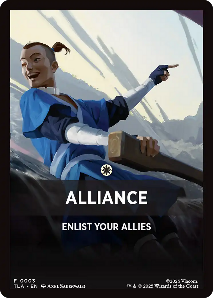 Alliance Theme Card [Avatar: The Last Airbender Tokens] | Cards and Coasters CA