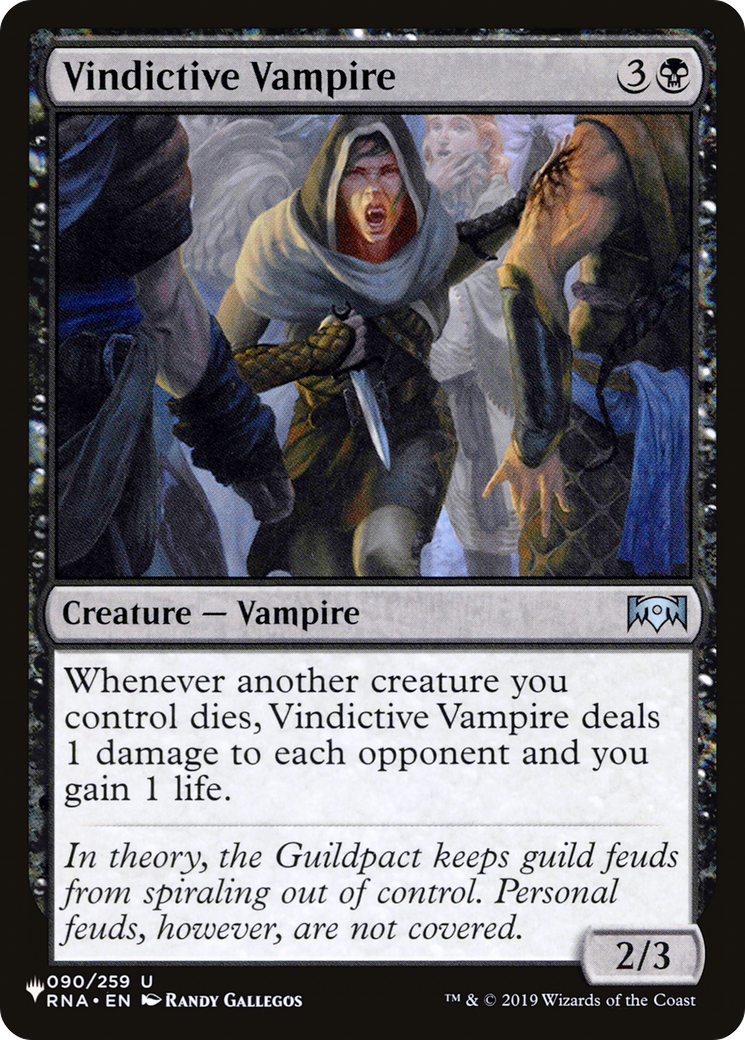 Vindictive Vampire [The List Reprints] | Cards and Coasters CA