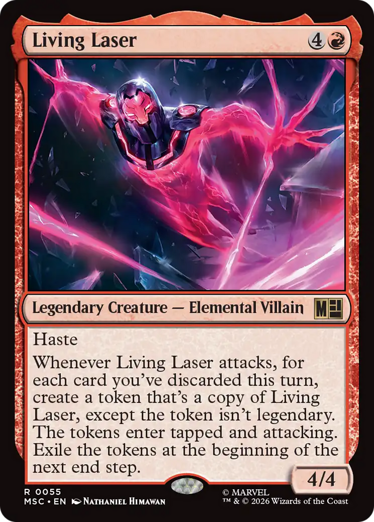 Living Laser [Marvel Super Heroes Commander] | Cards and Coasters CA