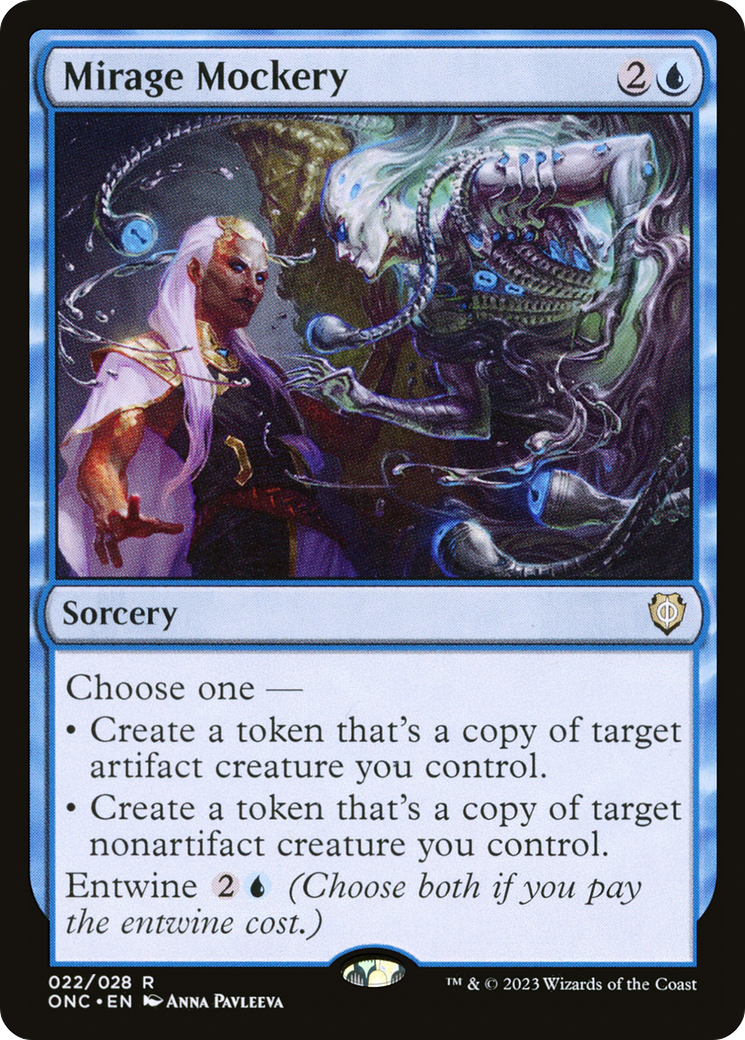 Mirage Mockery [Phyrexia: All Will Be One Commander] | Cards and Coasters CA