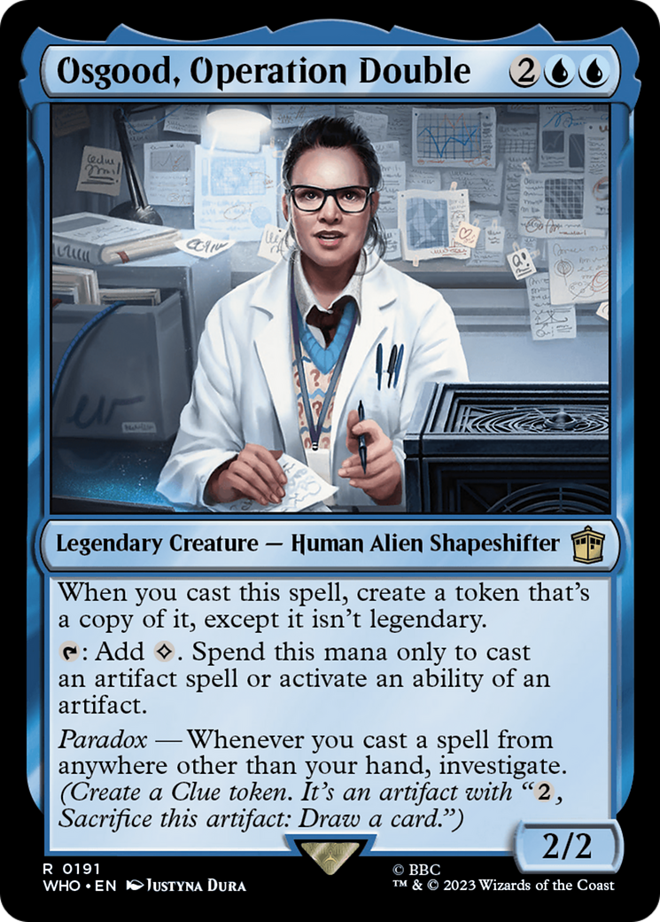 Osgood, Operation Double [Doctor Who] | Cards and Coasters CA