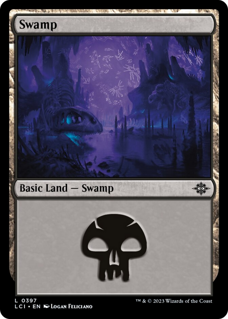 Swamp (0397) [The Lost Caverns of Ixalan] | Cards and Coasters CA