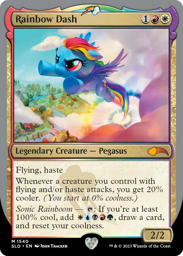 Rainbow Dash [Secret Lair Drop Series] | Cards and Coasters CA