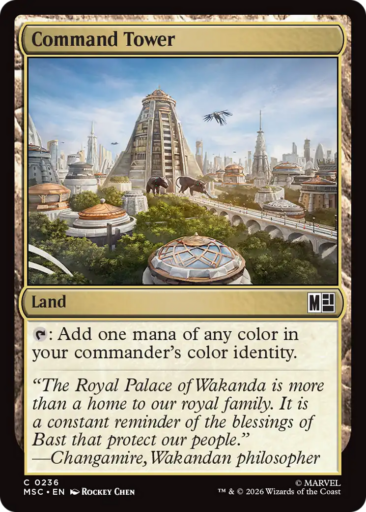 Command Tower (0236) [Marvel Super Heroes Commander] | Cards and Coasters CA