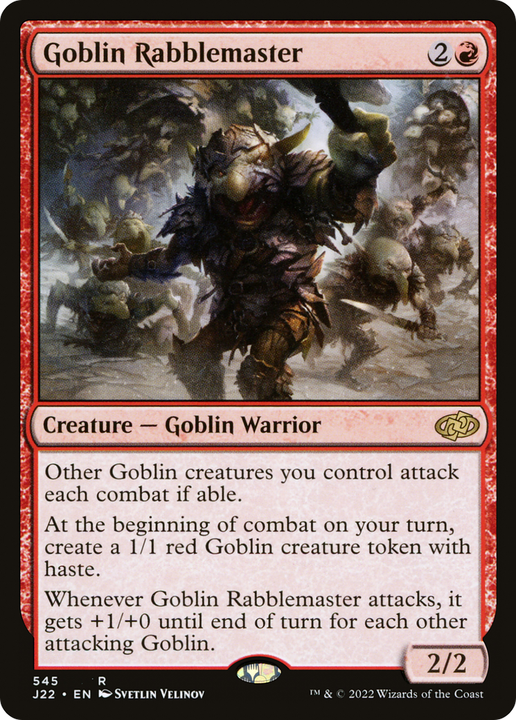 Goblin Rabblemaster [Jumpstart 2022] | Cards and Coasters CA