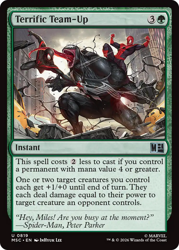 Terrific Team-Up [Marvel Super Heroes Commander] | Cards and Coasters CA
