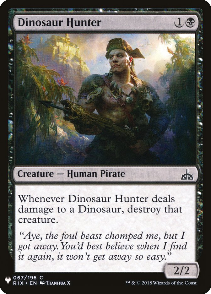 Dinosaur Hunter [Mystery Booster] | Cards and Coasters CA