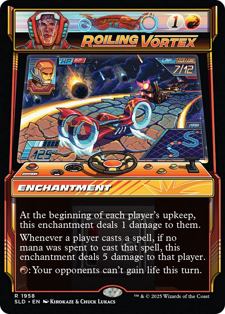 Roiling Vortex (Rainbow Foil) [Secret Lair Drop Series] | Cards and Coasters CA