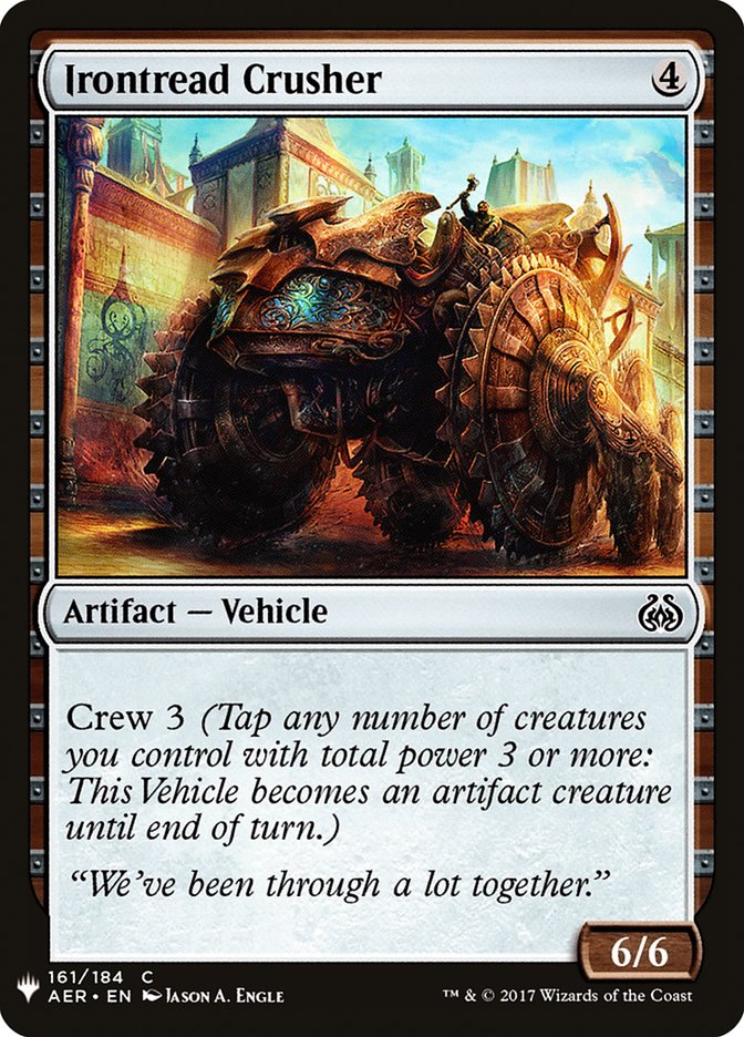 Irontread Crusher [Mystery Booster] | Cards and Coasters CA