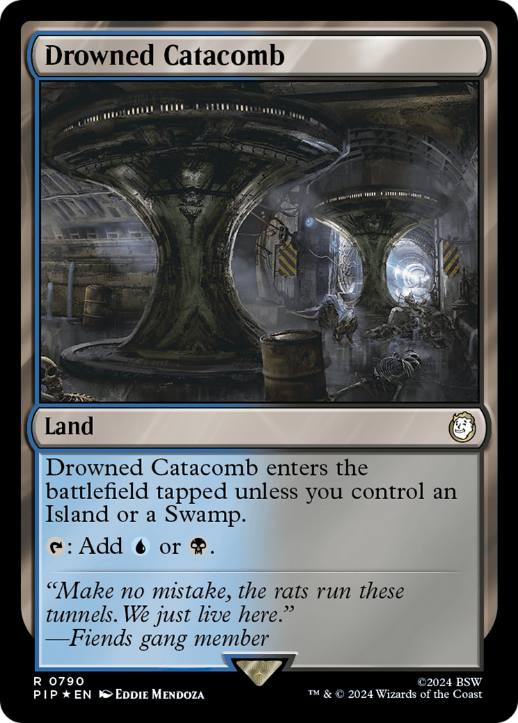 Drowned Catacomb (Surge Foil) [Fallout] | Cards and Coasters CA