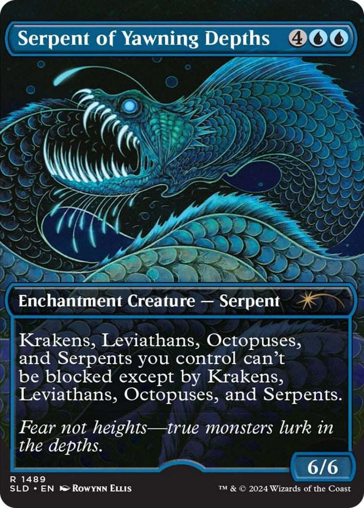 Serpent of Yawning Depths [Secret Lair Drop Series] | Cards and Coasters CA