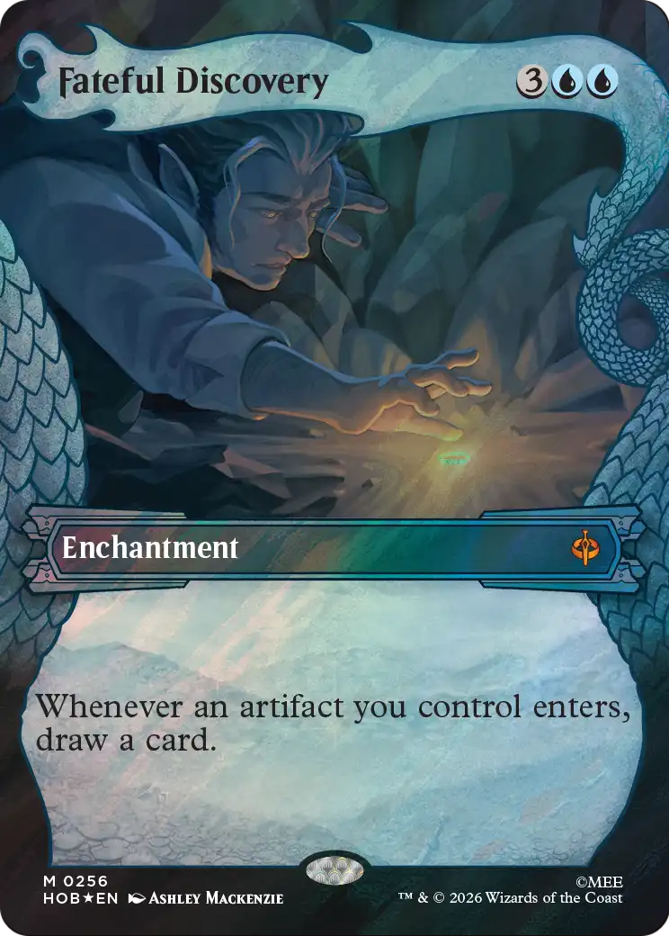 Fateful Discovery (Showcase) (Surge Foil) [The Hobbit] | Cards and Coasters CA