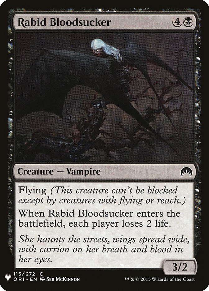 Rabid Bloodsucker [Mystery Booster] | Cards and Coasters CA