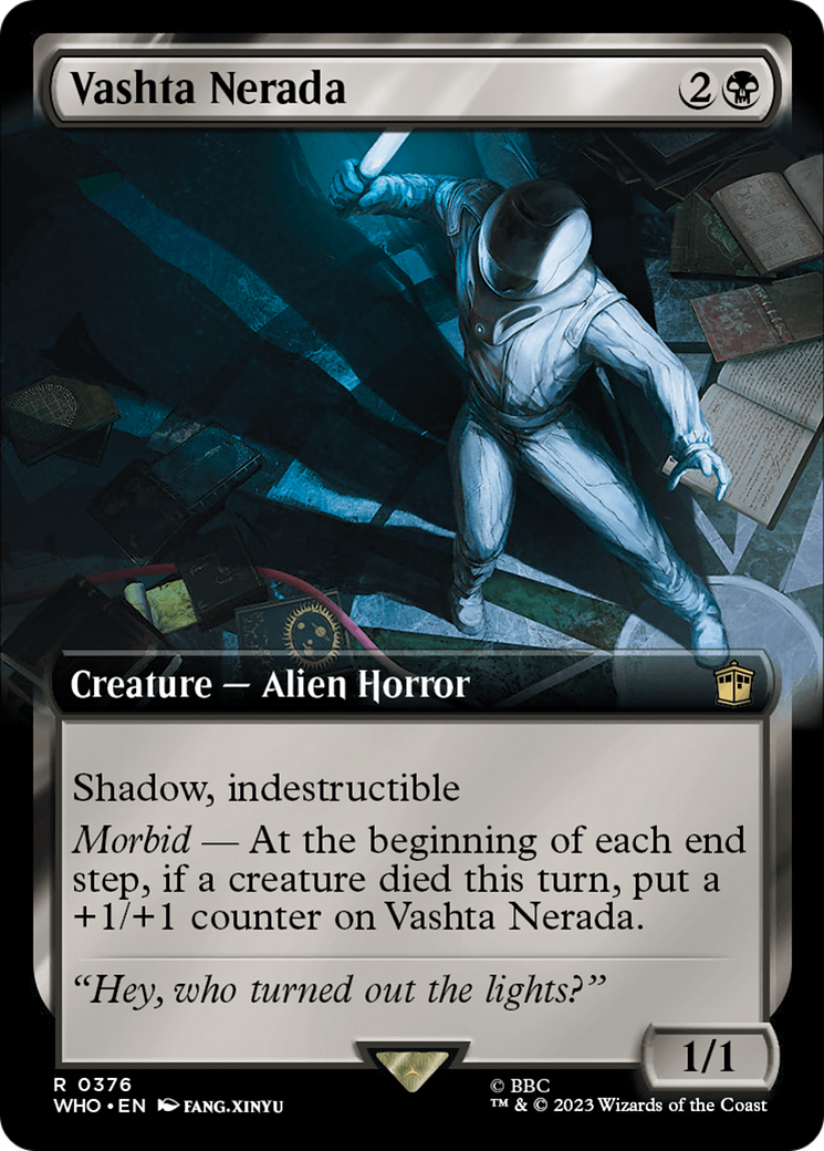 Vashta Nerada (Extended Art) [Doctor Who] | Cards and Coasters CA