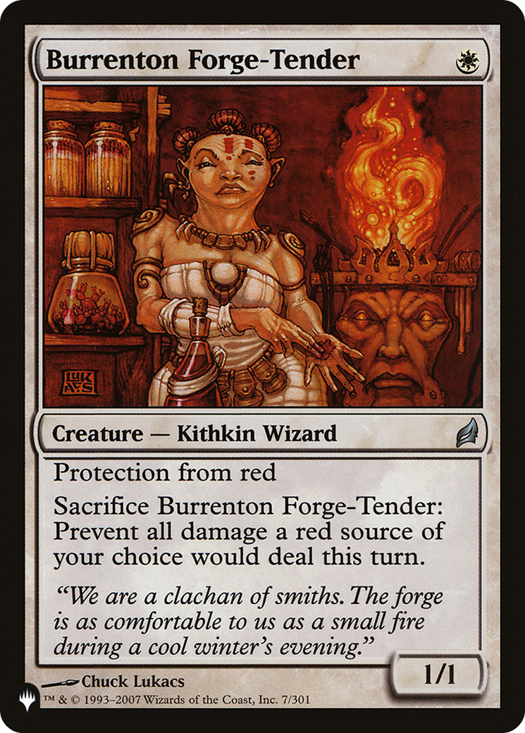 Burrenton Forge-Tender [The List Reprints] | Cards and Coasters CA