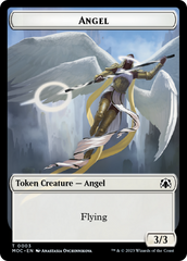 Angel (3) // Demon Double-Sided Token [March of the Machine Commander Tokens] | Cards and Coasters CA