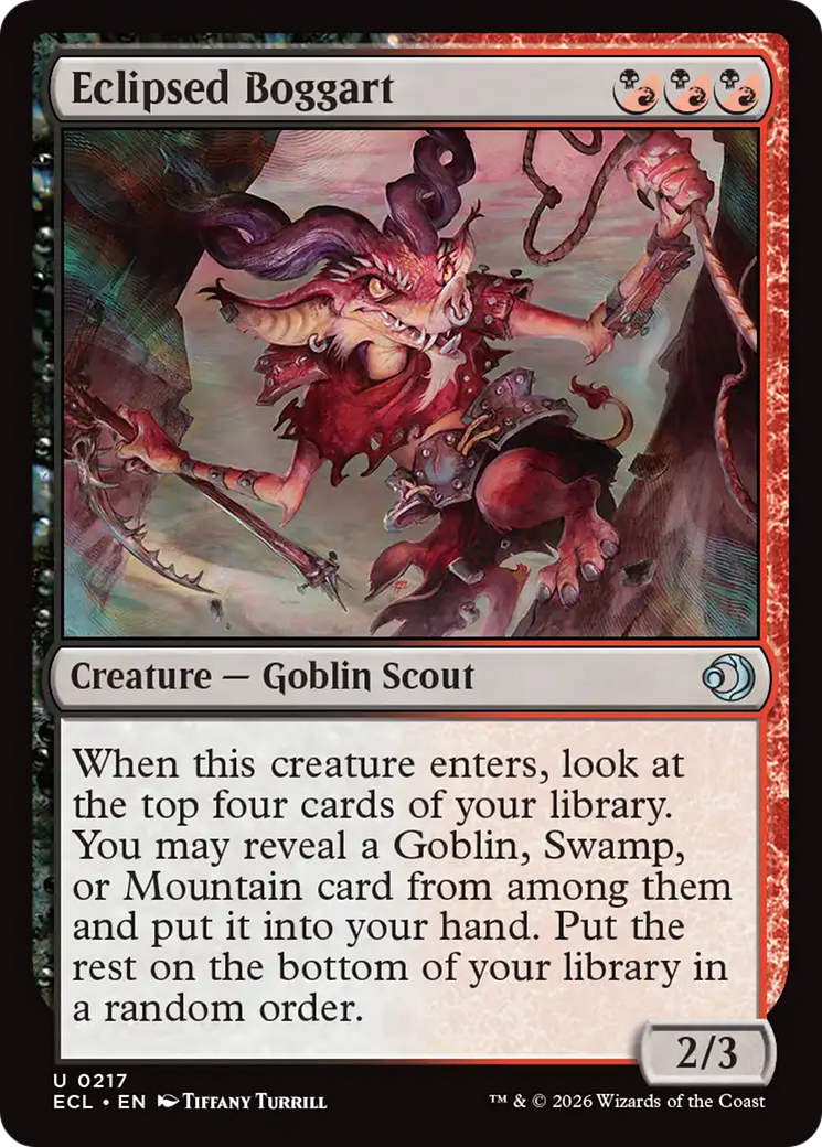 Eclipsed Boggart [Lorwyn Eclipsed] | Cards and Coasters CA