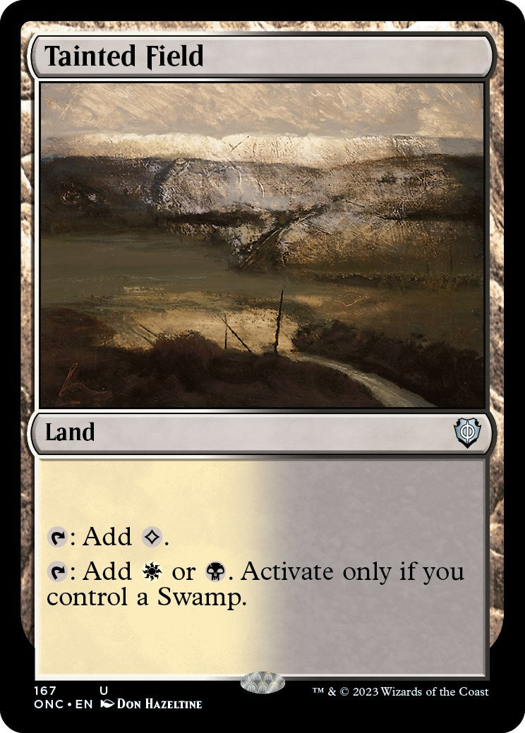 Tainted Field [Phyrexia: All Will Be One Commander] | Cards and Coasters CA