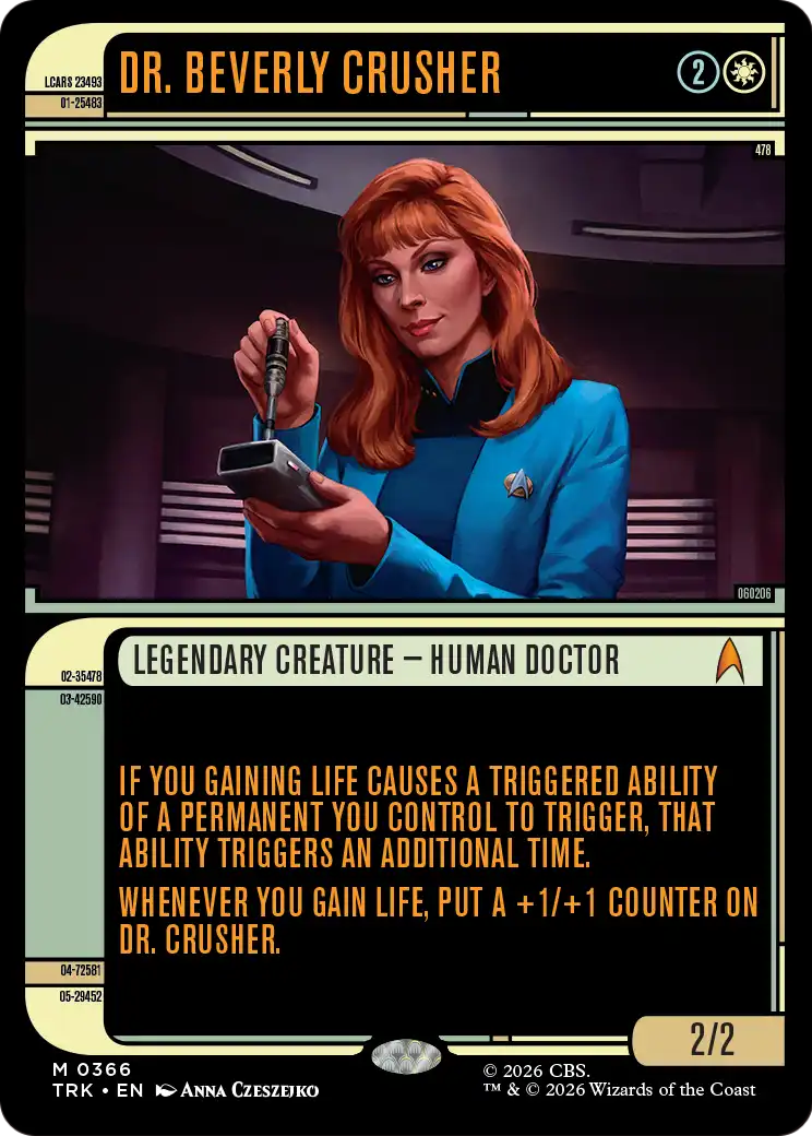 Dr. Beverly Crusher (Showcase) [Star Trek] | Cards and Coasters CA