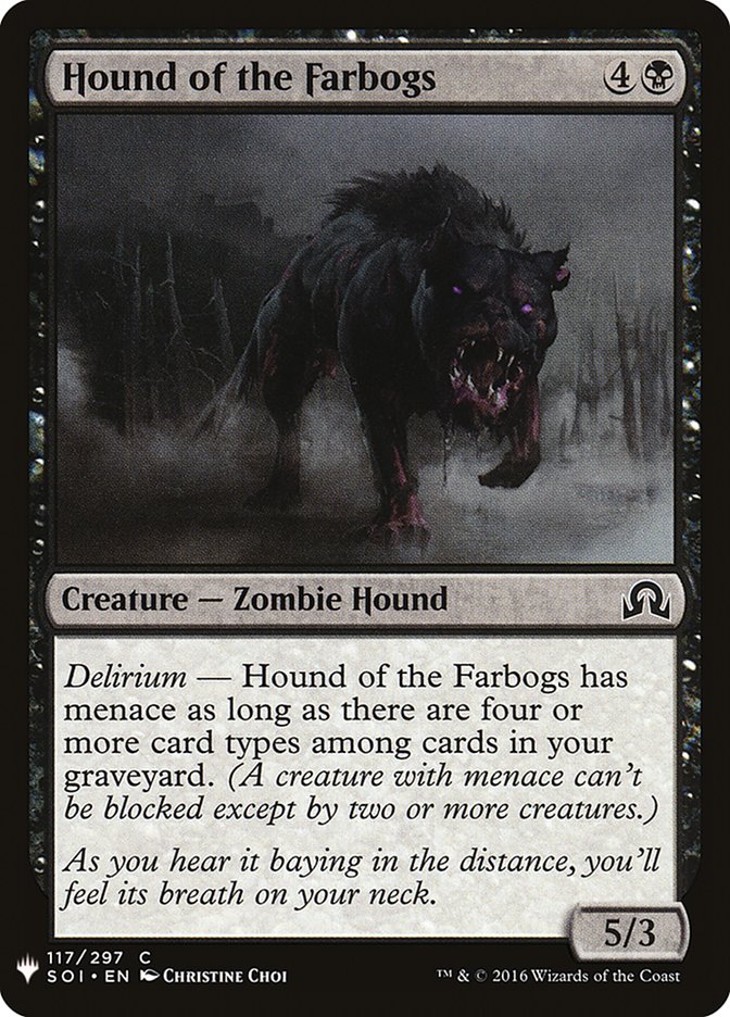 Hound of the Farbogs [Mystery Booster] | Cards and Coasters CA