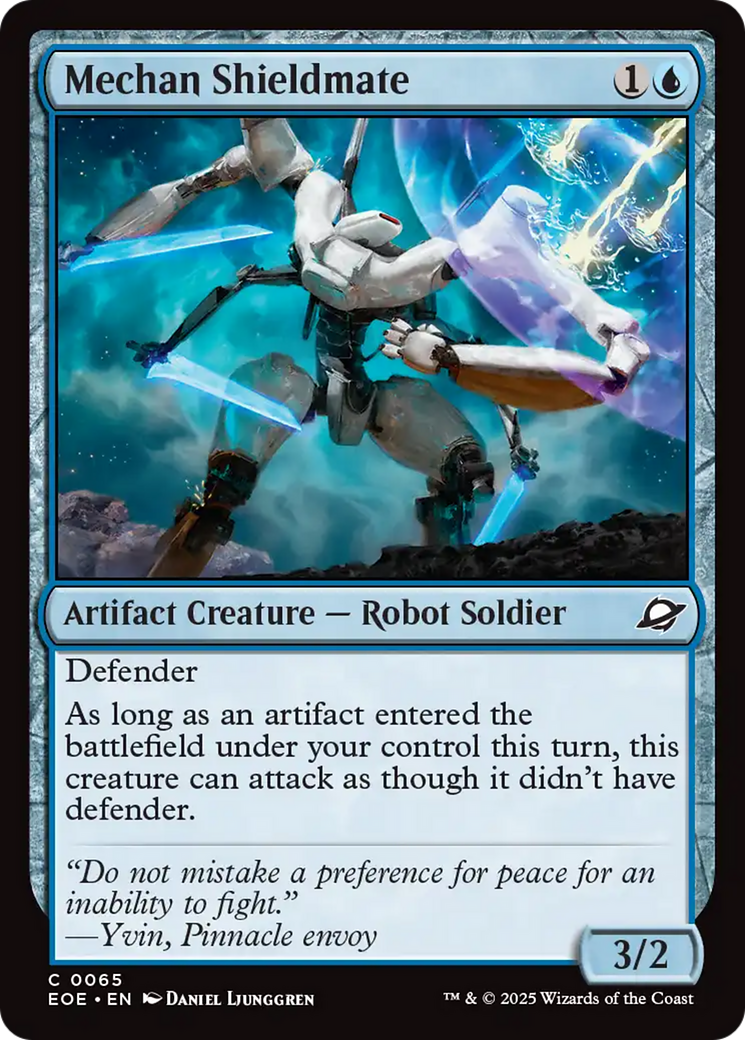 Mechan Shieldmate [Edge of Eternities] | Cards and Coasters CA