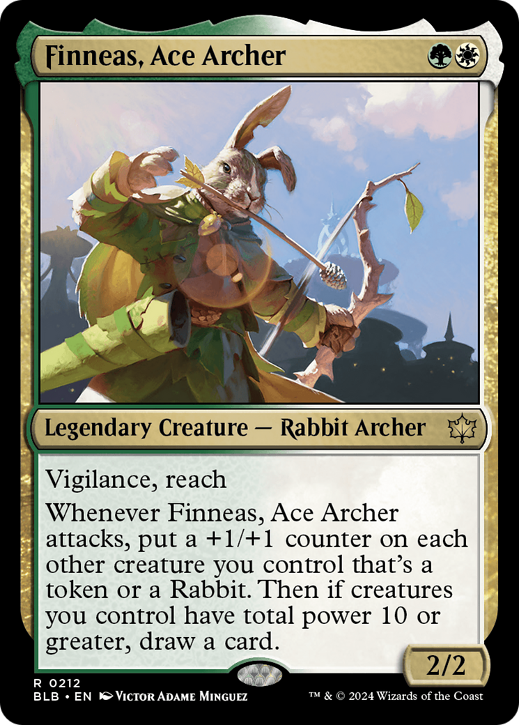 Finneas, Ace Archer [Bloomburrow] | Cards and Coasters CA