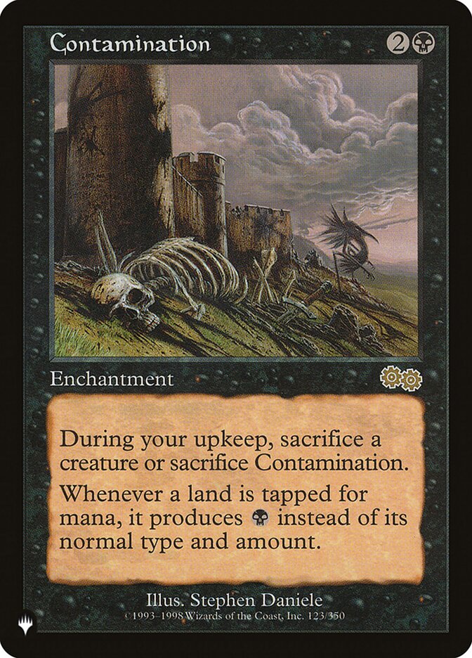Contamination [The List] | Cards and Coasters CA
