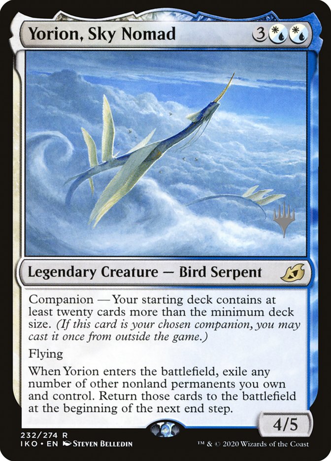 Yorion, Sky Nomad (Promo Pack) [Ikoria: Lair of Behemoths Promos] | Cards and Coasters CA
