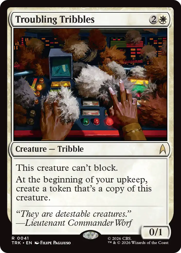 Troubling Tribbles [Star Trek] | Cards and Coasters CA