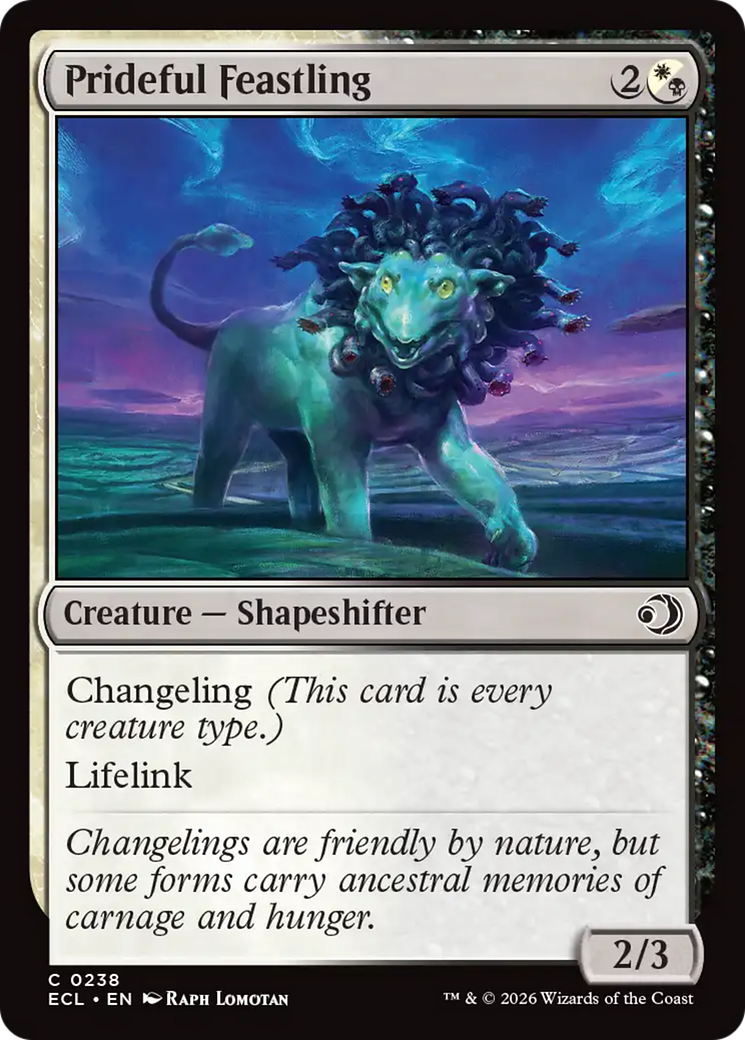 Prideful Feastling [Lorwyn Eclipsed] | Cards and Coasters CA