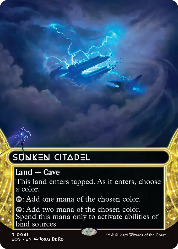 Sunken Citadel (0041) (Borderless) [Edge of Eternities: Stellar Sights] | Cards and Coasters CA
