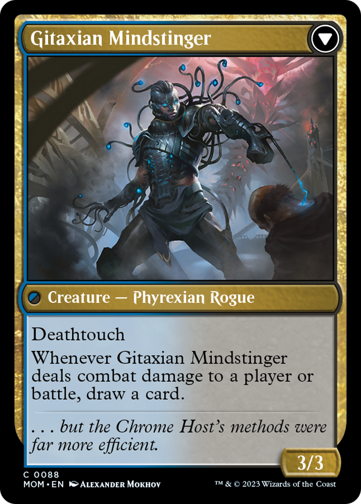 Aetherblade Agent // Gitaxian Mindstinger [March of the Machine] | Cards and Coasters CA