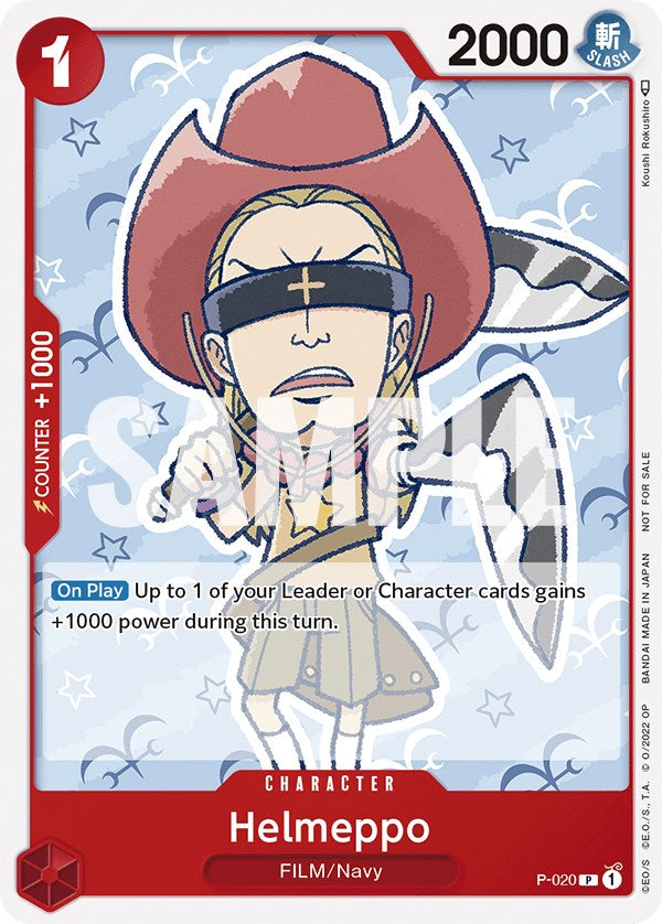 Helmeppo (One Piece Film Red) [One Piece Promotion Cards] | Cards and Coasters CA