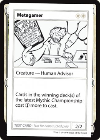 Metagamer (2021 Edition) [Mystery Booster Playtest Cards] | Cards and Coasters CA