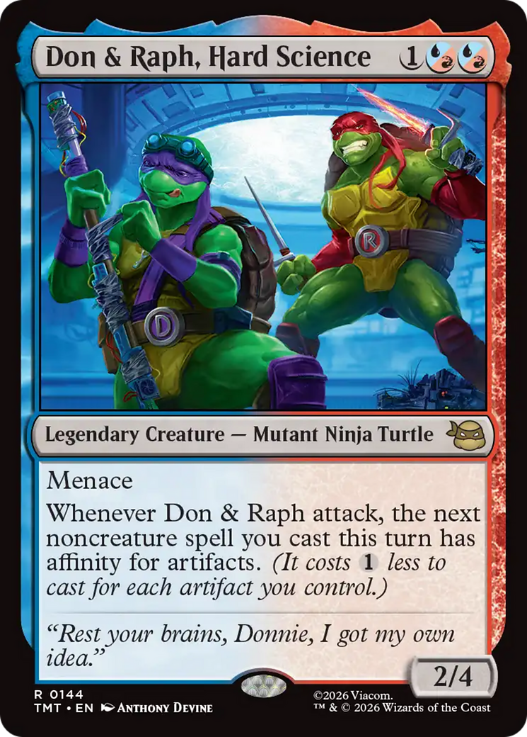 Don & Raph, Hard Science [Teenage Mutant Ninja Turtles] | Cards and Coasters CA