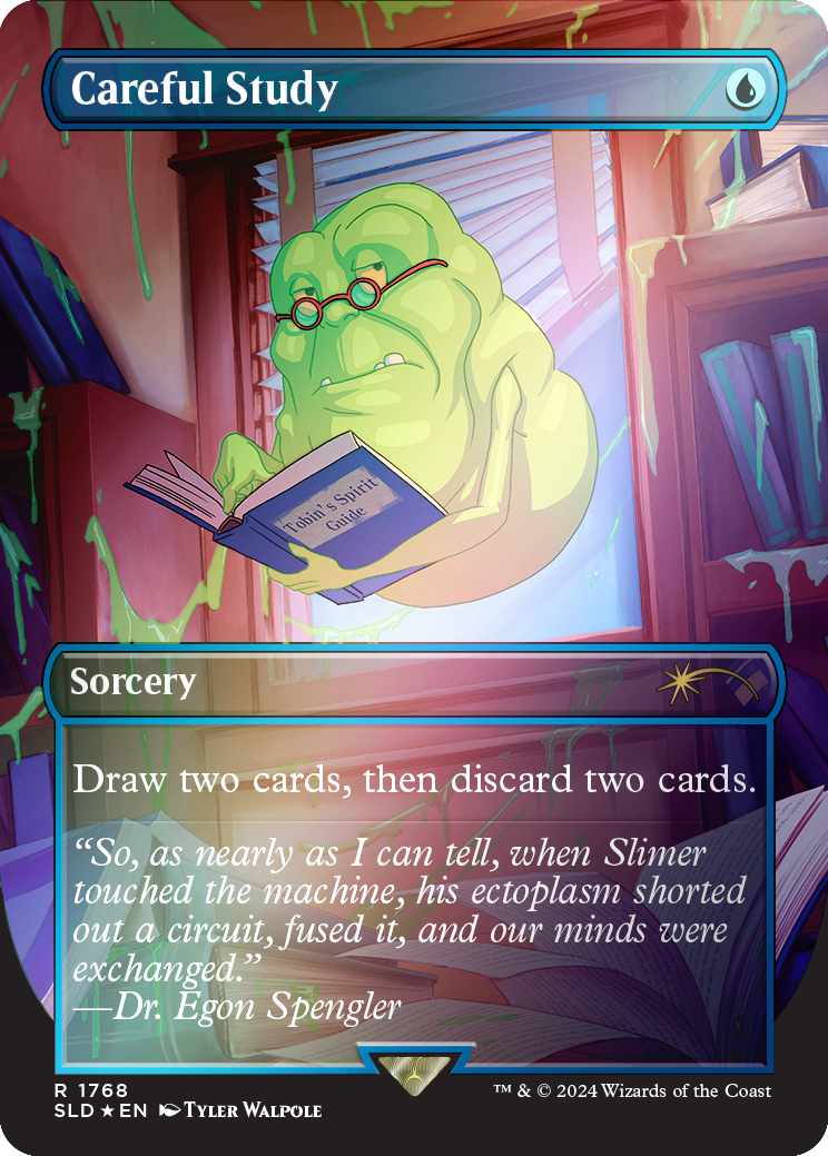 Careful Study (Rainbow Foil) [Secret Lair Drop Series] | Cards and Coasters CA
