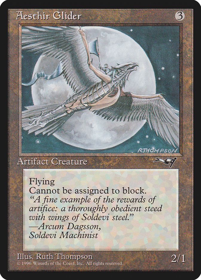 Aesthir Glider (Solo Rider) [Alliances] | Cards and Coasters CA