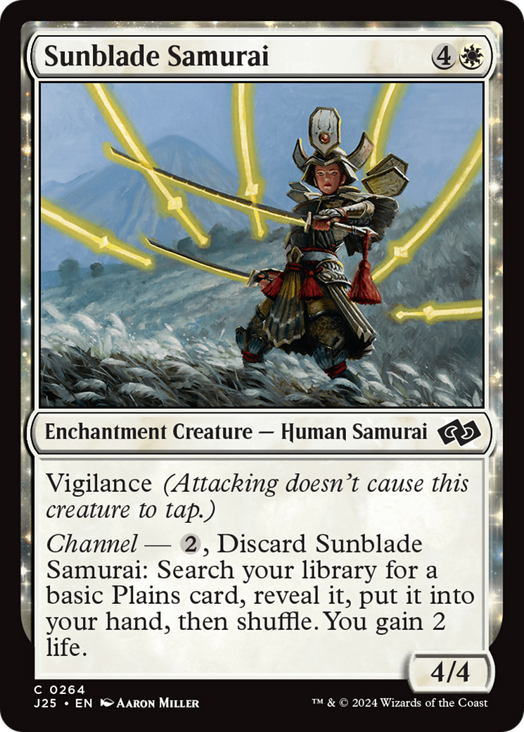 Sunblade Samurai [Foundations Jumpstart] | Cards and Coasters CA