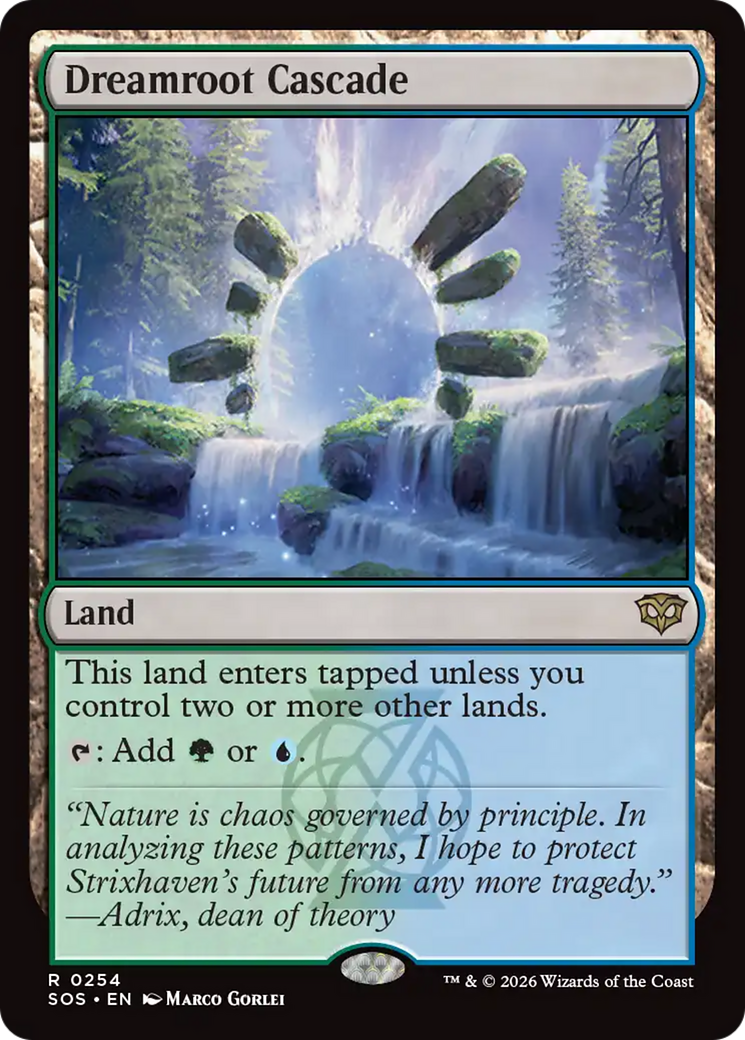 Dreamroot Cascade [Secrets of Strixhaven] | Cards and Coasters CA
