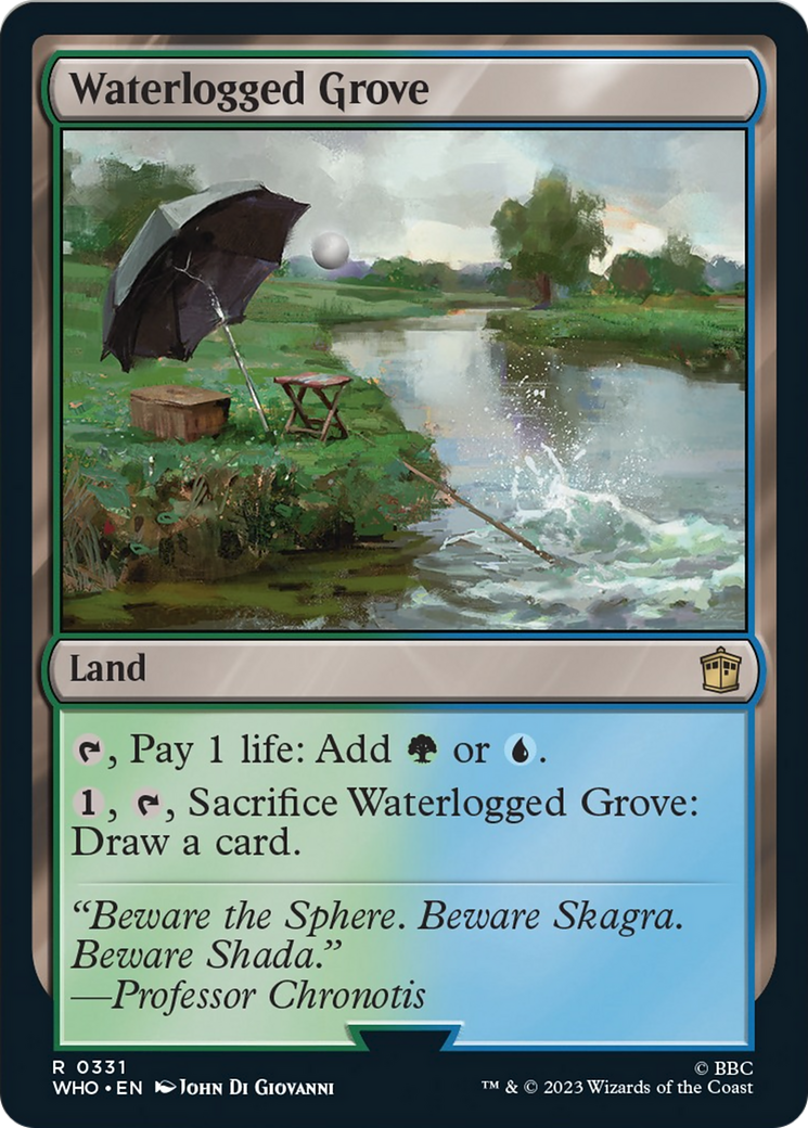 Waterlogged Grove [Doctor Who] | Cards and Coasters CA